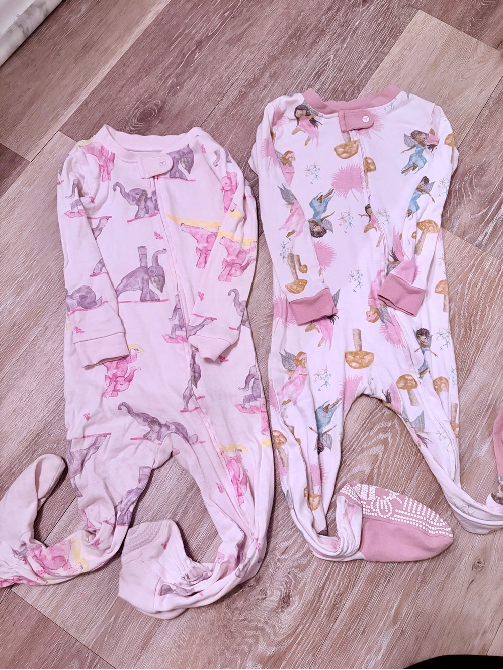 Burt’s bees baby
- Girls' Pink Fairy footed pajama
- elephant yoga footed pajama